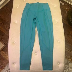 Til you collapse Teal Heart booty Leggings